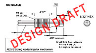 design and build for gas assist molding injectors